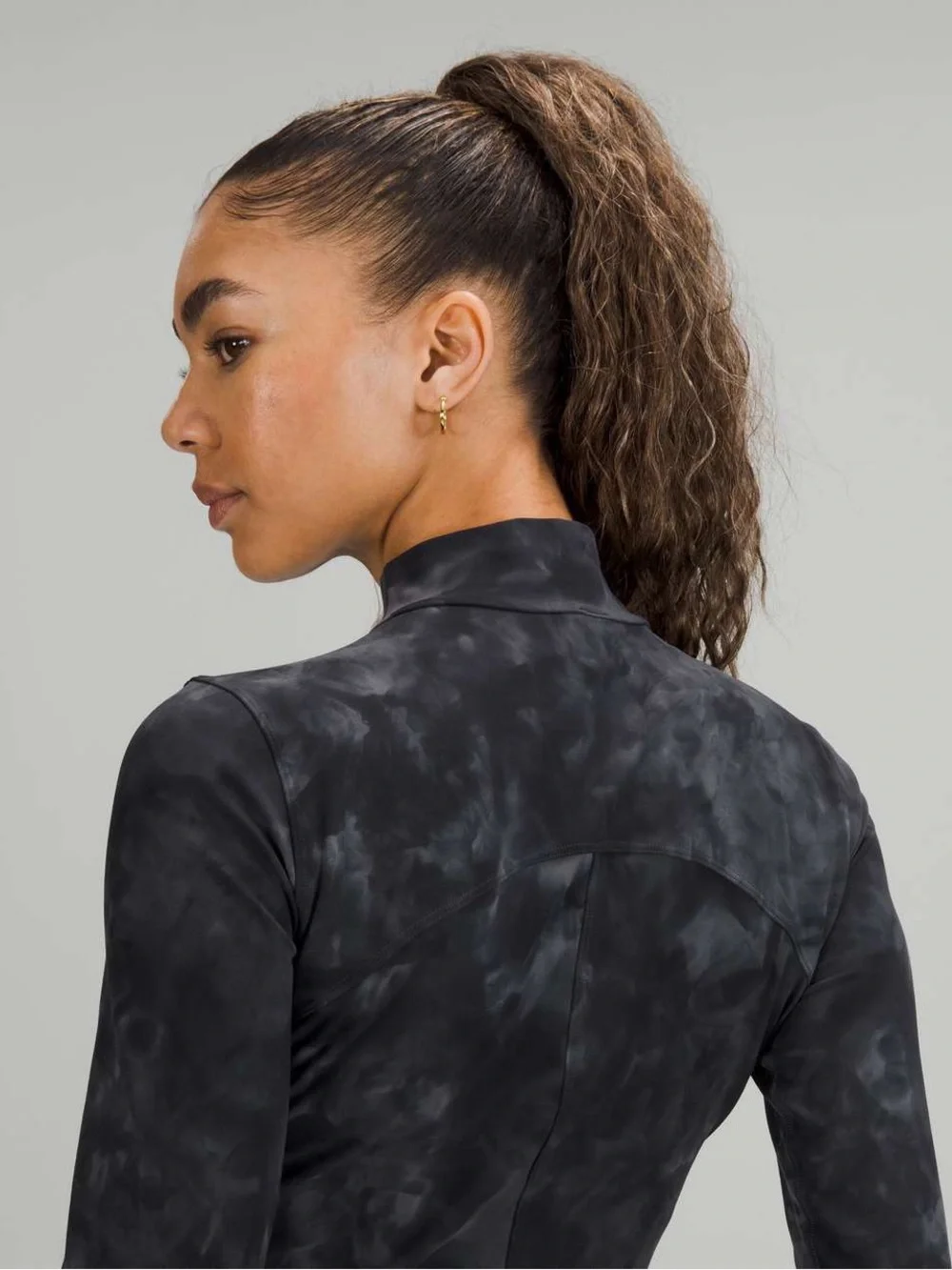 049. Lululemon All Aligned Mock Neck Long Sleeve Shirt Diamond Dye